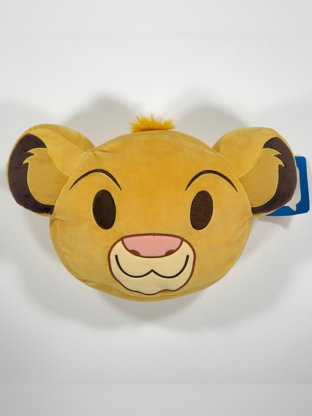 Disney Parks Lion King Simba Reversible Emoji Pillow Plush 12" Squishy Soft